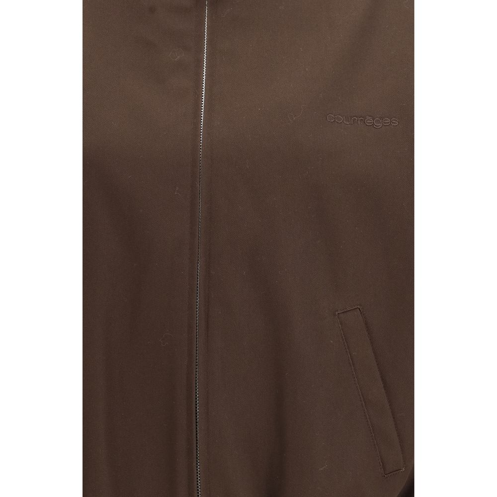 Courrèges Brown Polyester Bomber 1728,72470364320,Bombers - Jackets & Coats - Clothing,Brown,Clothing,Courrèges,Jackets & Coats - Clothing,M,New with tags,S,Women