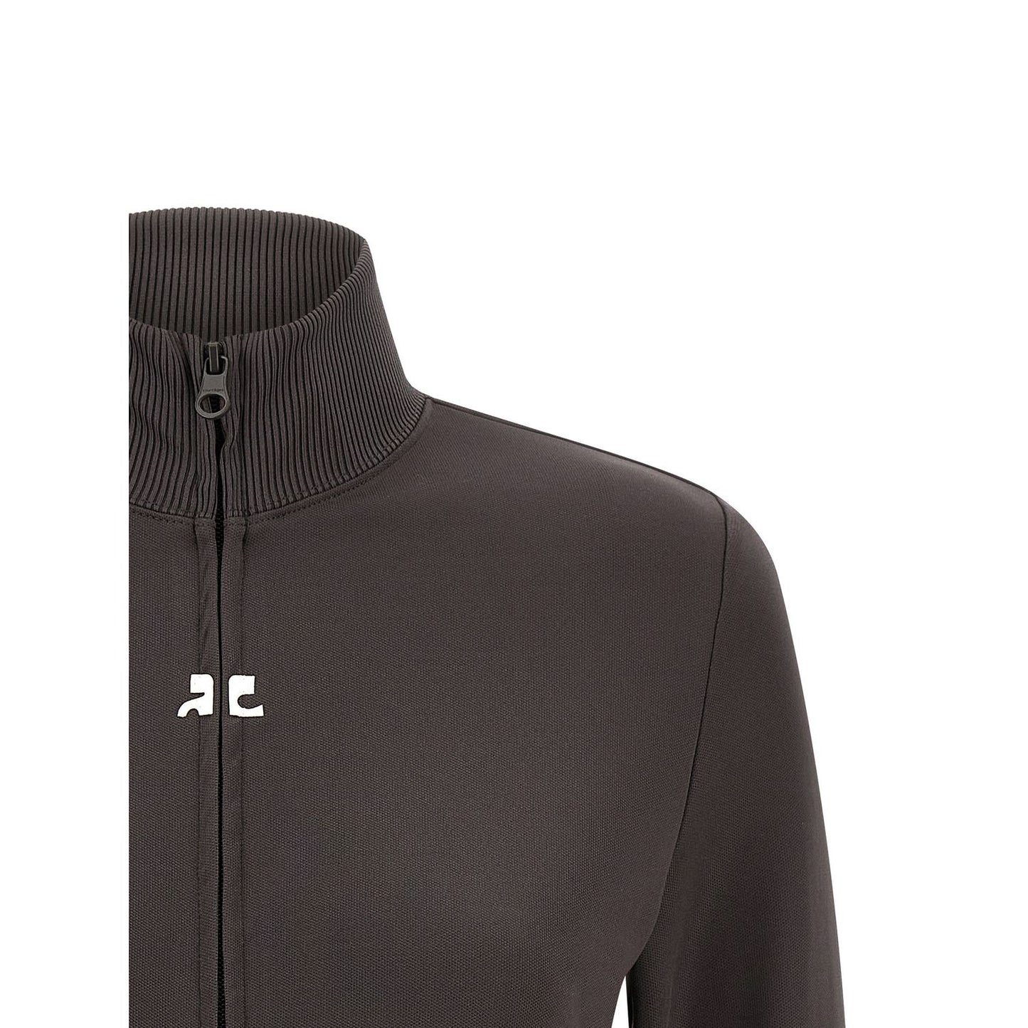 Courrèges Gray Polyester Sweatshirt