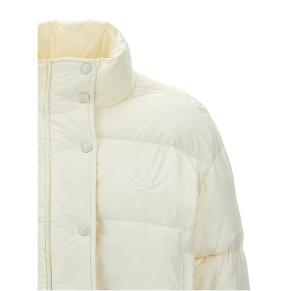Courrèges White Polyester Full-Length Jacket