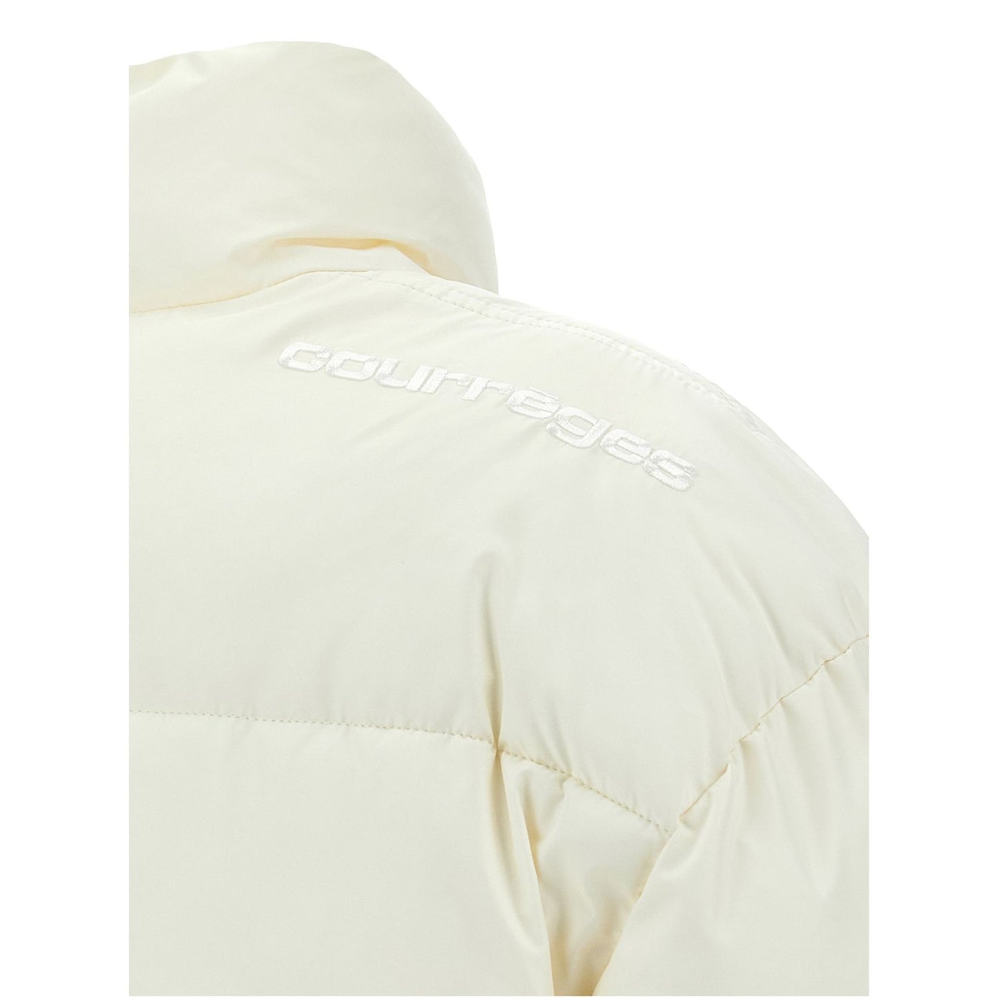 Courrèges White Polyester Full-Length Jacket