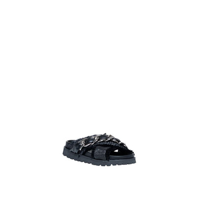 Cult Black Polyethylene Sandals Cult
