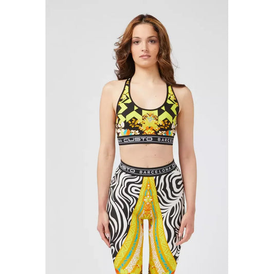 Custo Barcelona Yellow Polyamide Women Top 1728,67345744032,Bicolor,Clothing,Custo Barcelona,M,New with tags,Sport Bra - Sportswear - Clothing,Sportswear - Clothing,Women