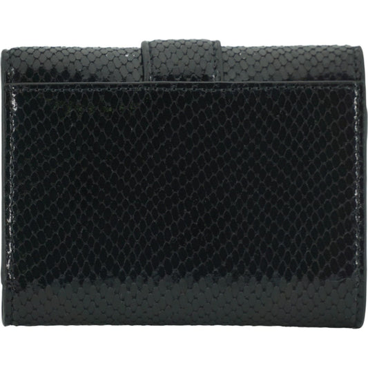 Jimmy Choo Black Leather Card Holder Wallet black-leather-card-holder-wallet-1