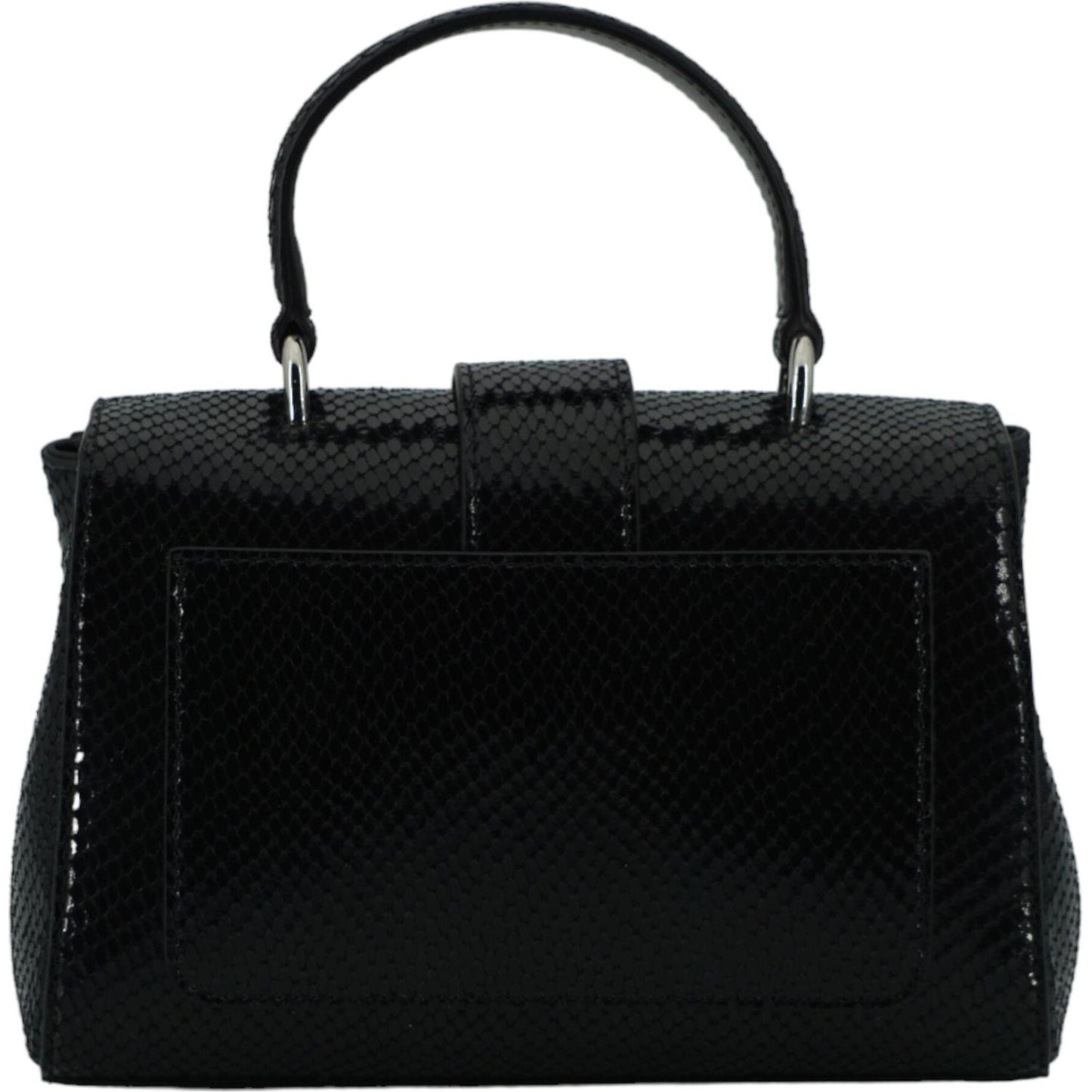 Jimmy Choo Black Leather Top Handle Shoulder Bag black-leather-top-handle-shoulder-bag