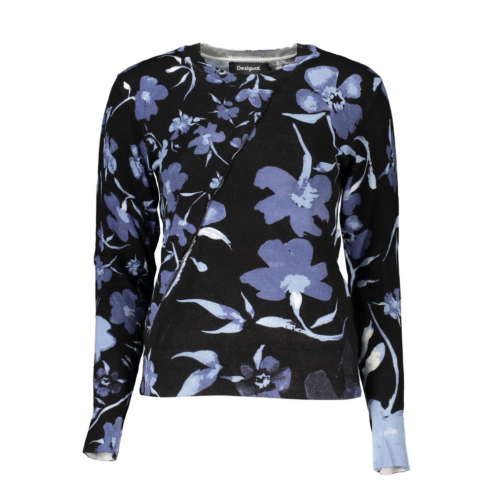 Desigual Black Viscose Sweatshirt