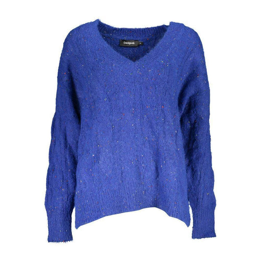 Desigual Blue Acrylic Women Sweater Desigual