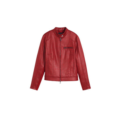 Desigual Red Polyester Bomber
