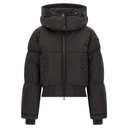 Diesel Black Polyamide Full-Length Jacket
