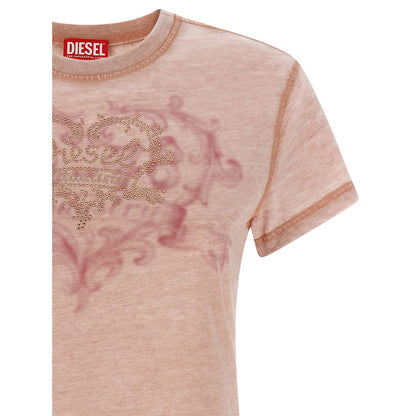 Diesel Multicolor Polyester T-Shirt