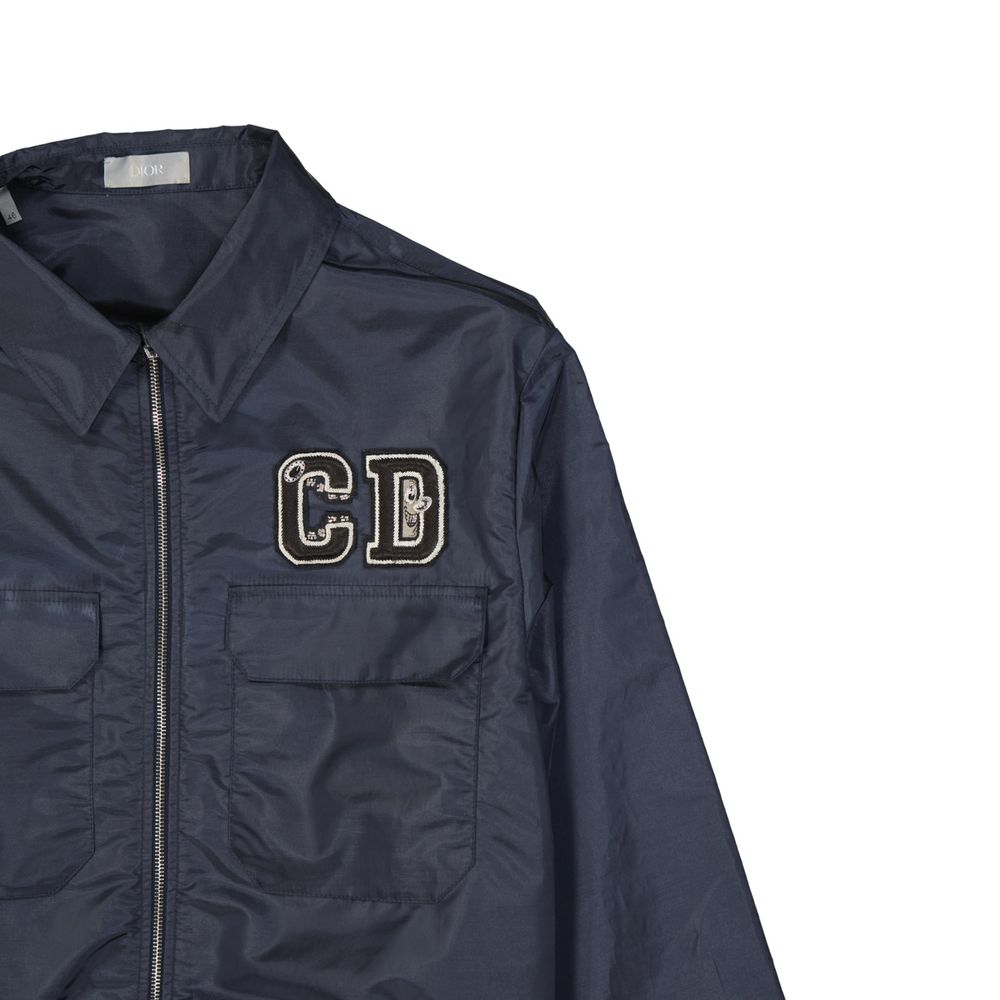 Dior Blue Polyamide Shell Jacket