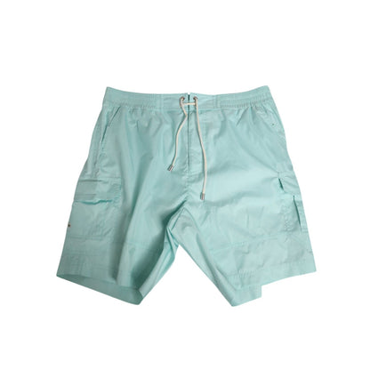 Dolce & Gabbana Aqua Blue Polyester Beachwear Men Shorts Swimwear Dolce & Gabbana