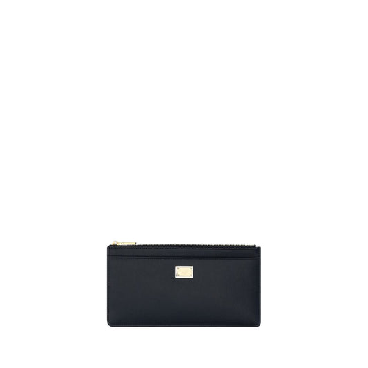Dolce & Gabbana Black Calf Leather Bos Taurus Wallet Dolce & Gabbana