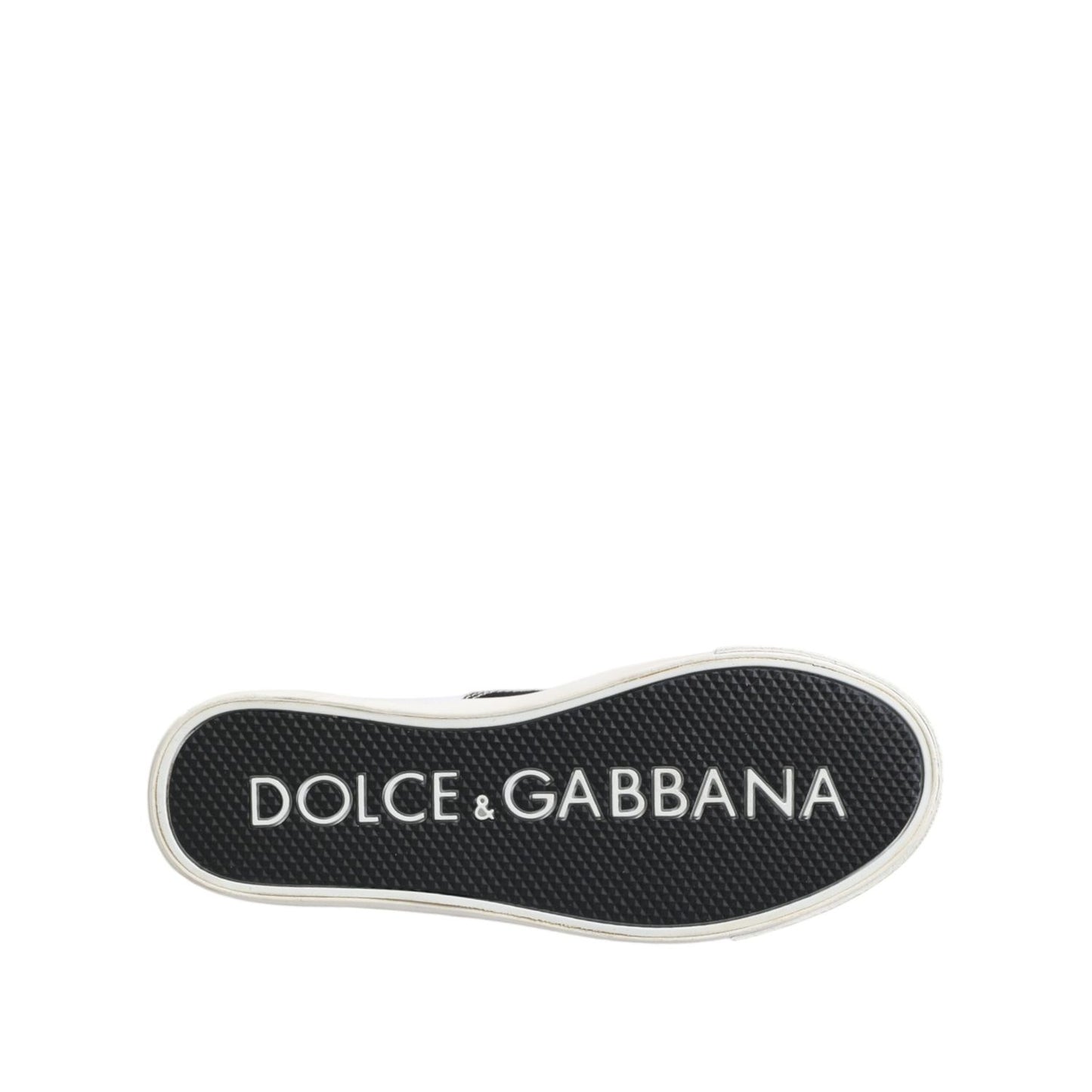 Dolce & Gabbana Black Cotton Canvas Lace Up Men Sneakers Shoes Dolce & Gabbana