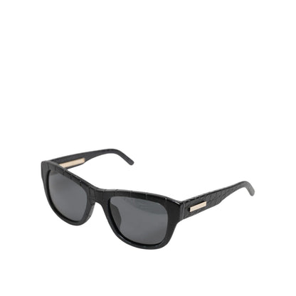 Dolce & Gabbana Black Leather Frame DG4177 Tinted Lens Sunglasses