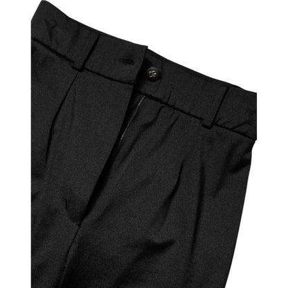 Dolce & Gabbana Black Nylon Leggings Stretch Pants Dolce & Gabbana