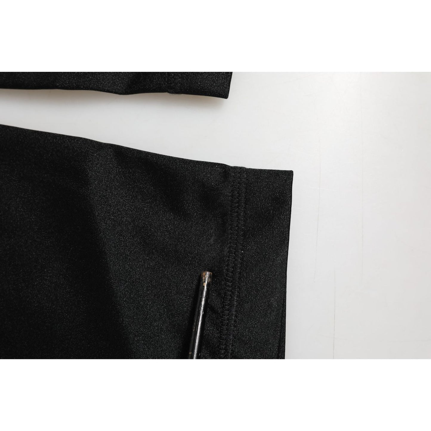 Dolce & Gabbana Black Nylon Leggings Stretch Pants Dolce & Gabbana