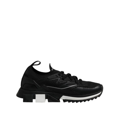 Dolce & Gabbana Black SORRENTO Lace Up Men Sneakers Shoes