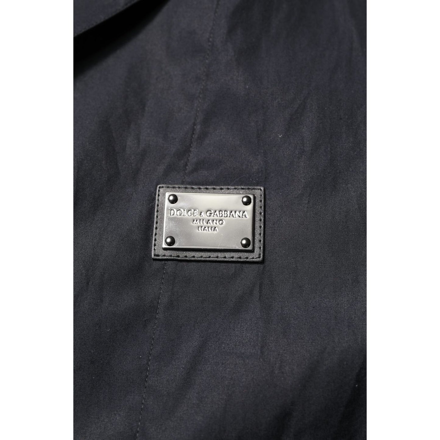 Dolce & Gabbana Black Short Sleeves Button Down Casual Shirt Dolce & Gabbana