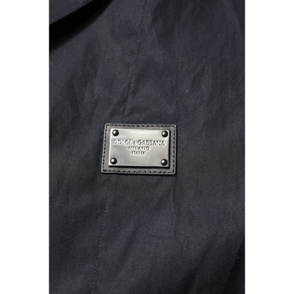 Dolce & Gabbana Black Short Sleeves Button Down Casual Shirt Dolce & Gabbana