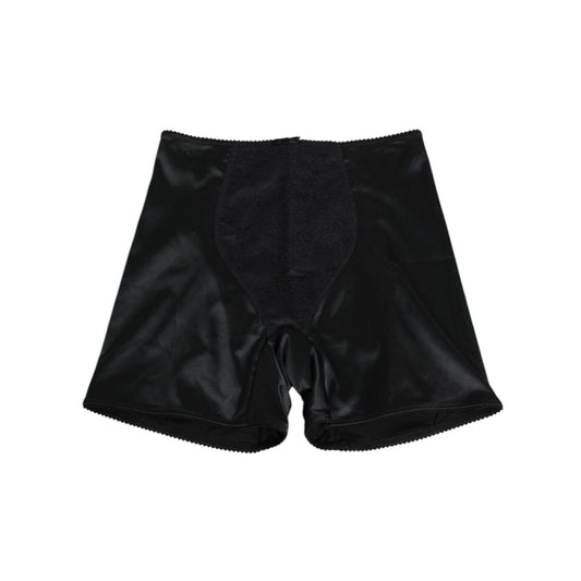 Dolce & Gabbana Black Silk Stretch Slip Cycling Women Underwear