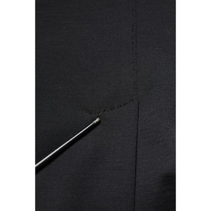 Dolce & Gabbana Black Wool Slim Fit Coat Blazer Jacket Suit Dolce & Gabbana