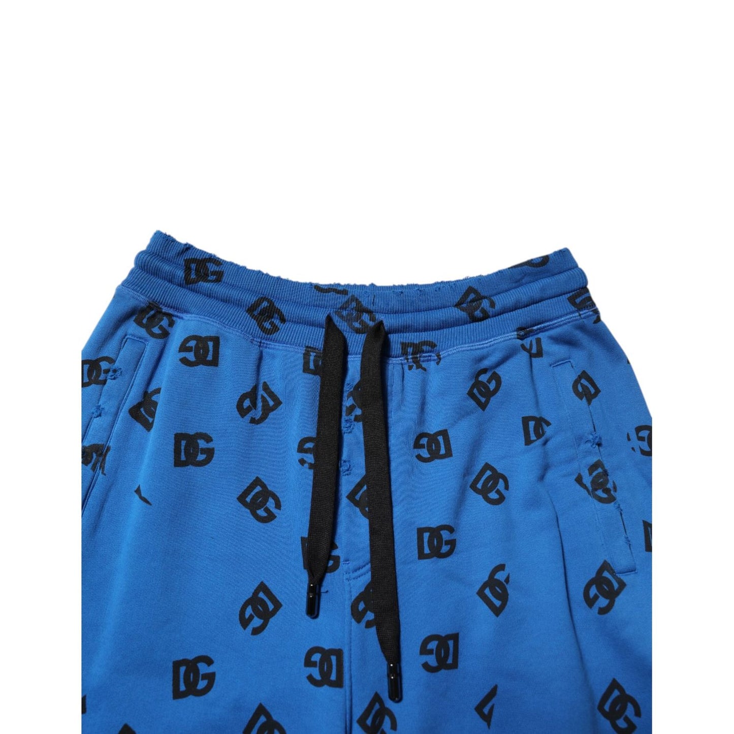 Dolce & Gabbana Blue Logo Print Jogger Men Sweatpants Pants Dolce & Gabbana