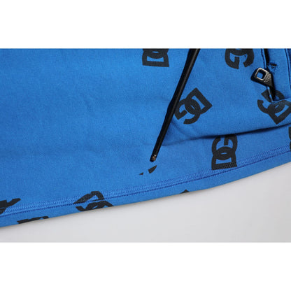 Dolce & Gabbana Blue Logo Print Jogger Men Sweatpants Pants Dolce & Gabbana