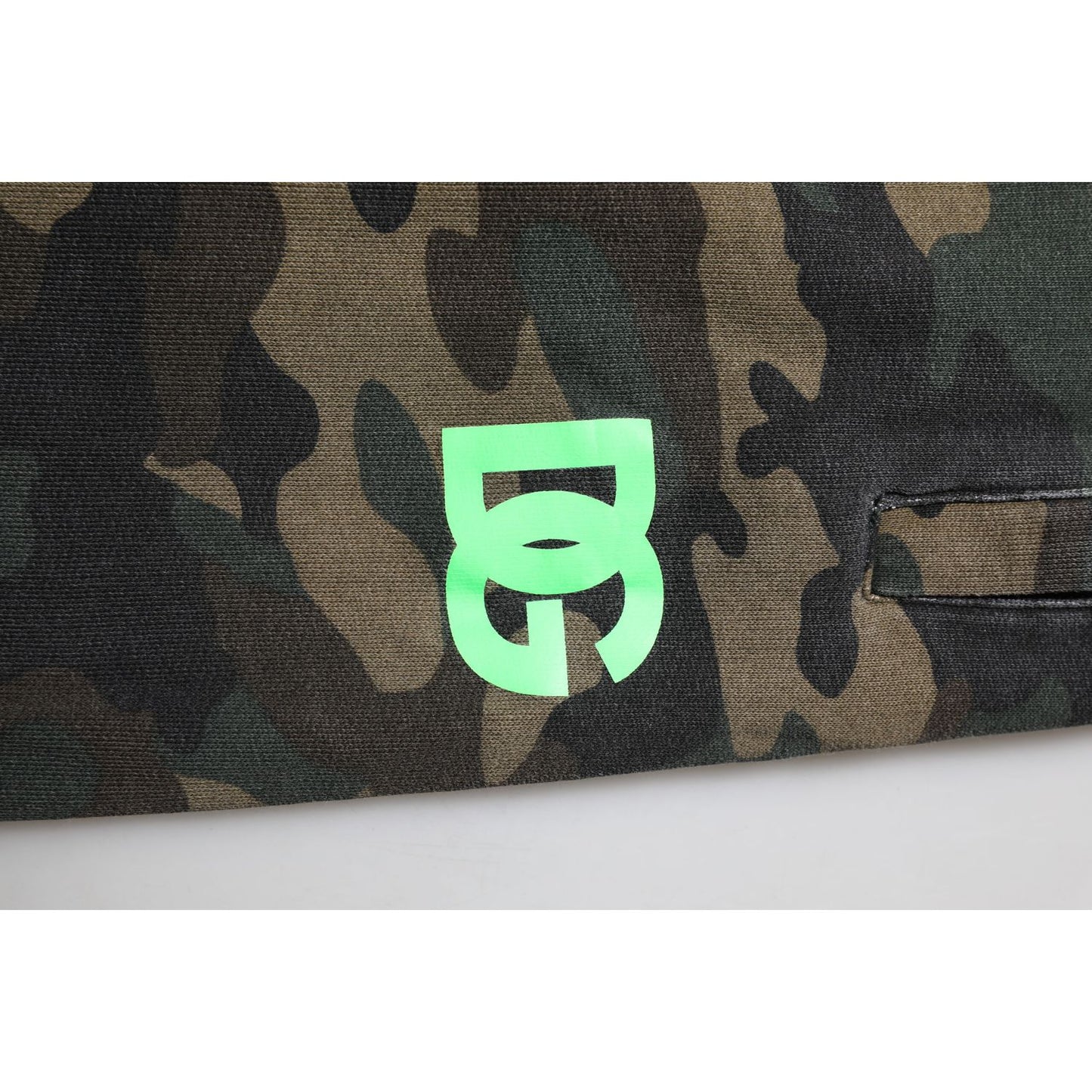 Dolce & Gabbana Brown Camouflage Cotton Men Jogger Pants Dolce & Gabbana