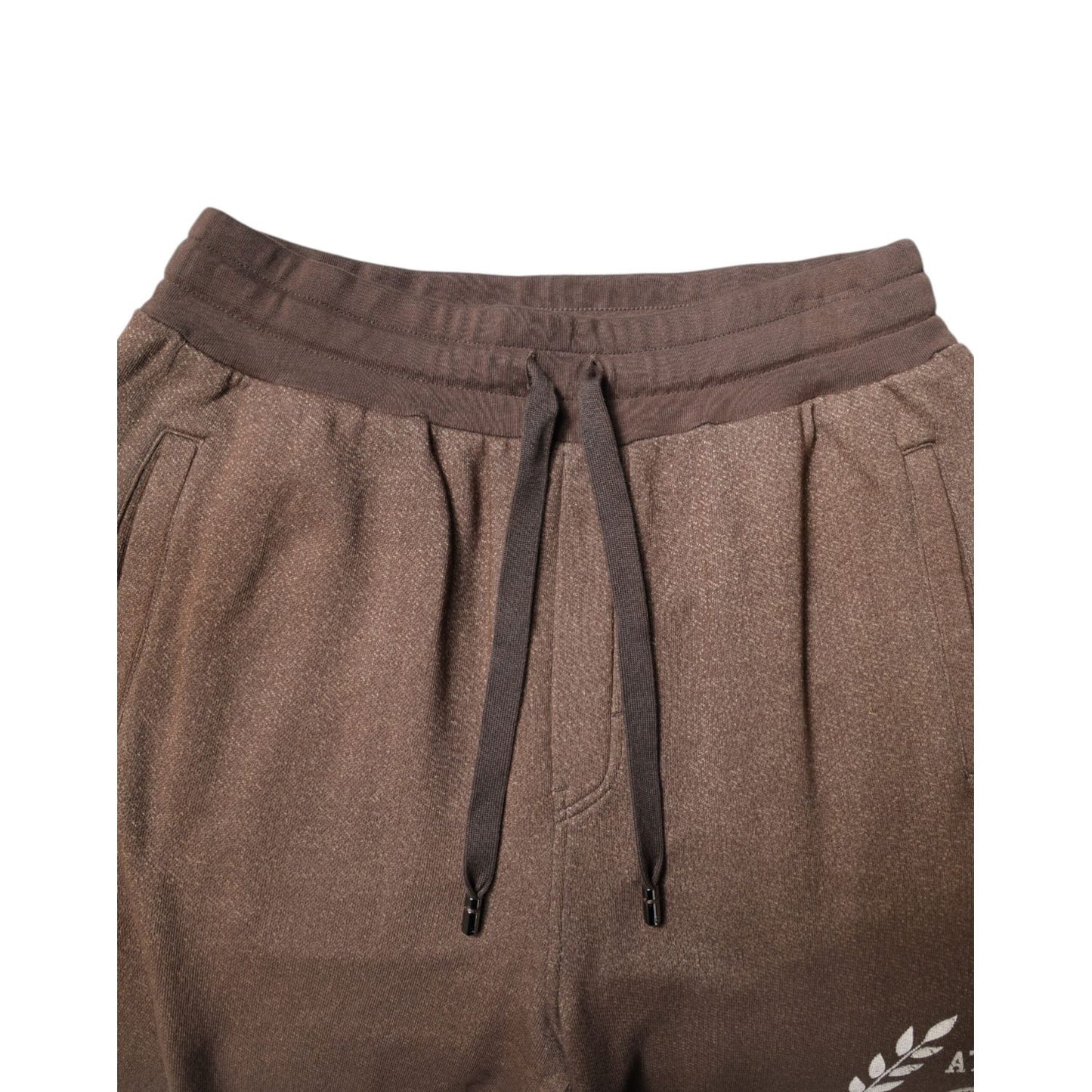 Dolce & Gabbana Brown Cotton Jogger Sweatpants Pants Dolce & Gabbana