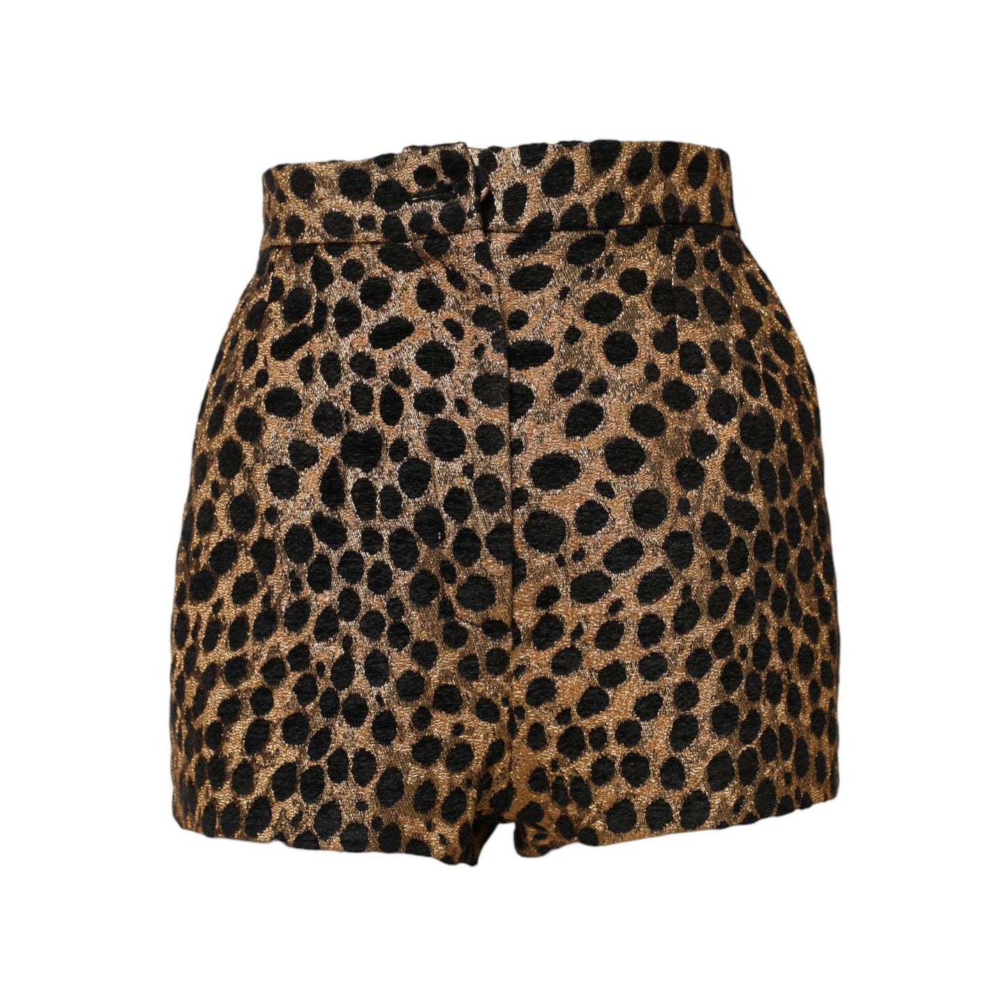 Dolce & Gabbana Brown Leopard High Waisted Hot Pants Shorts Dolce & Gabbana