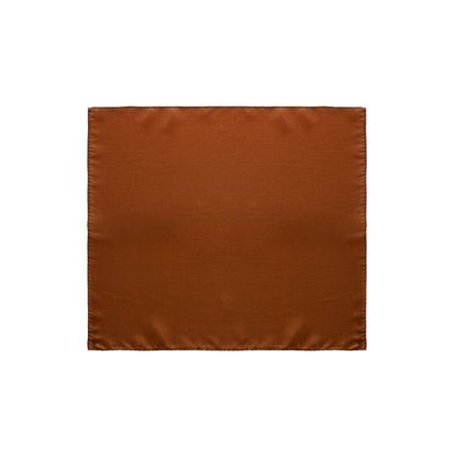 Dolce & Gabbana Brown Silk Pocket Square Dolce & Gabbana