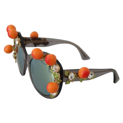 Dolce & Gabbana DG4283B Acetate Crystals Orange Appliques Sunglasses