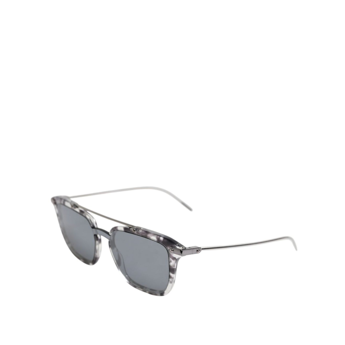 Dolce & Gabbana Gray Havana Acetate Square DG4327 Eyewear Sunglasses