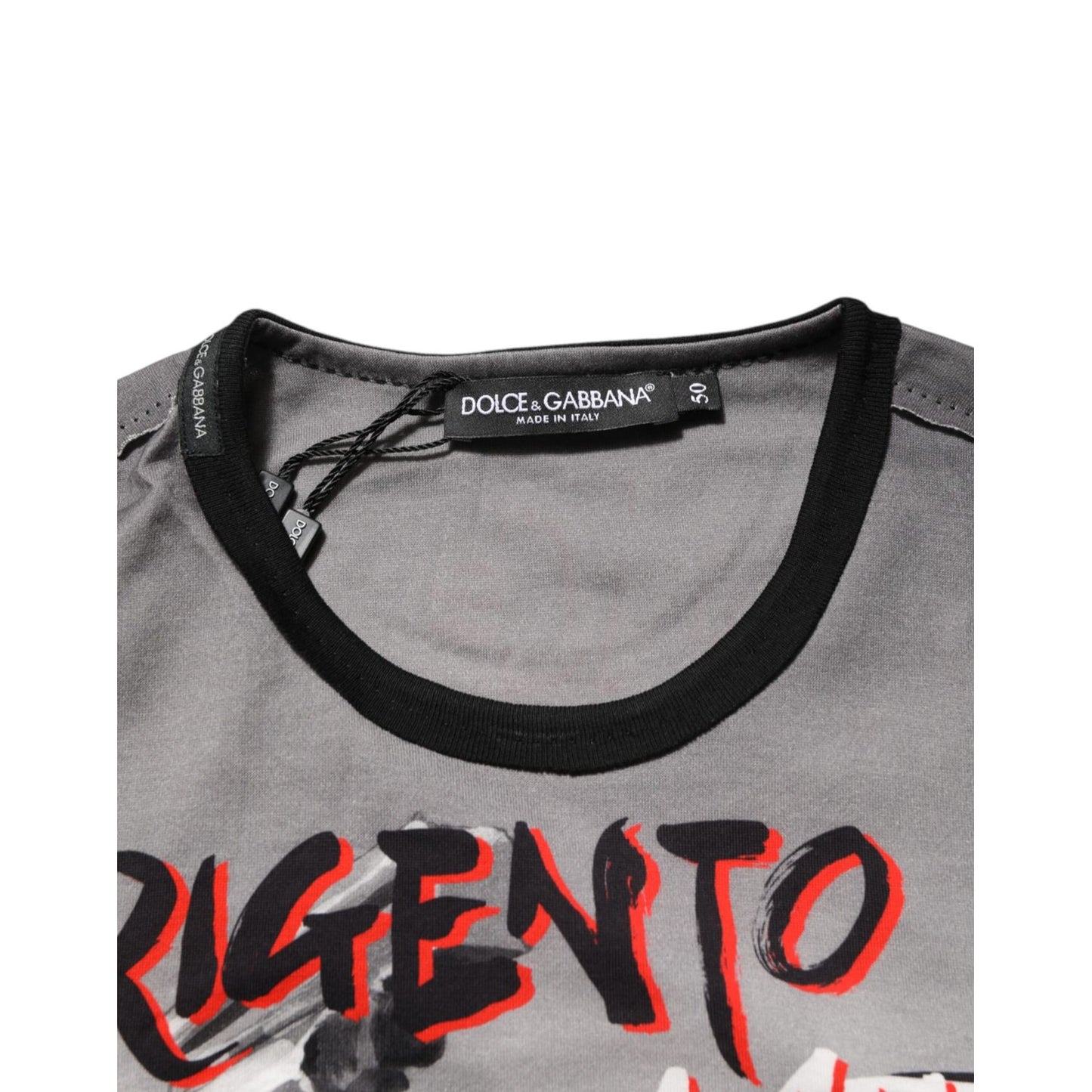 Dolce & Gabbana Multicolor Agrigento Dance Jazz Music Print T-shirt