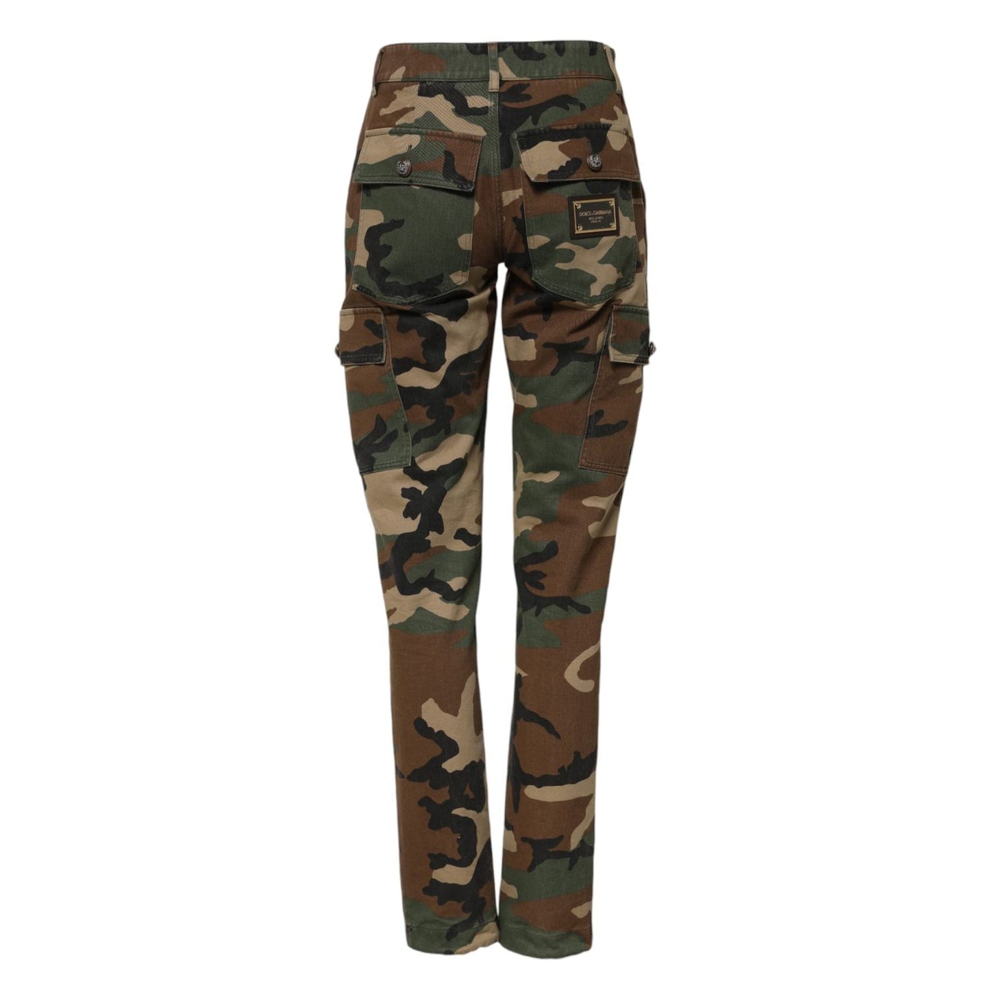 Dolce & Gabbana Multicolor Camouflage Cargo Pants Dolce & Gabbana
