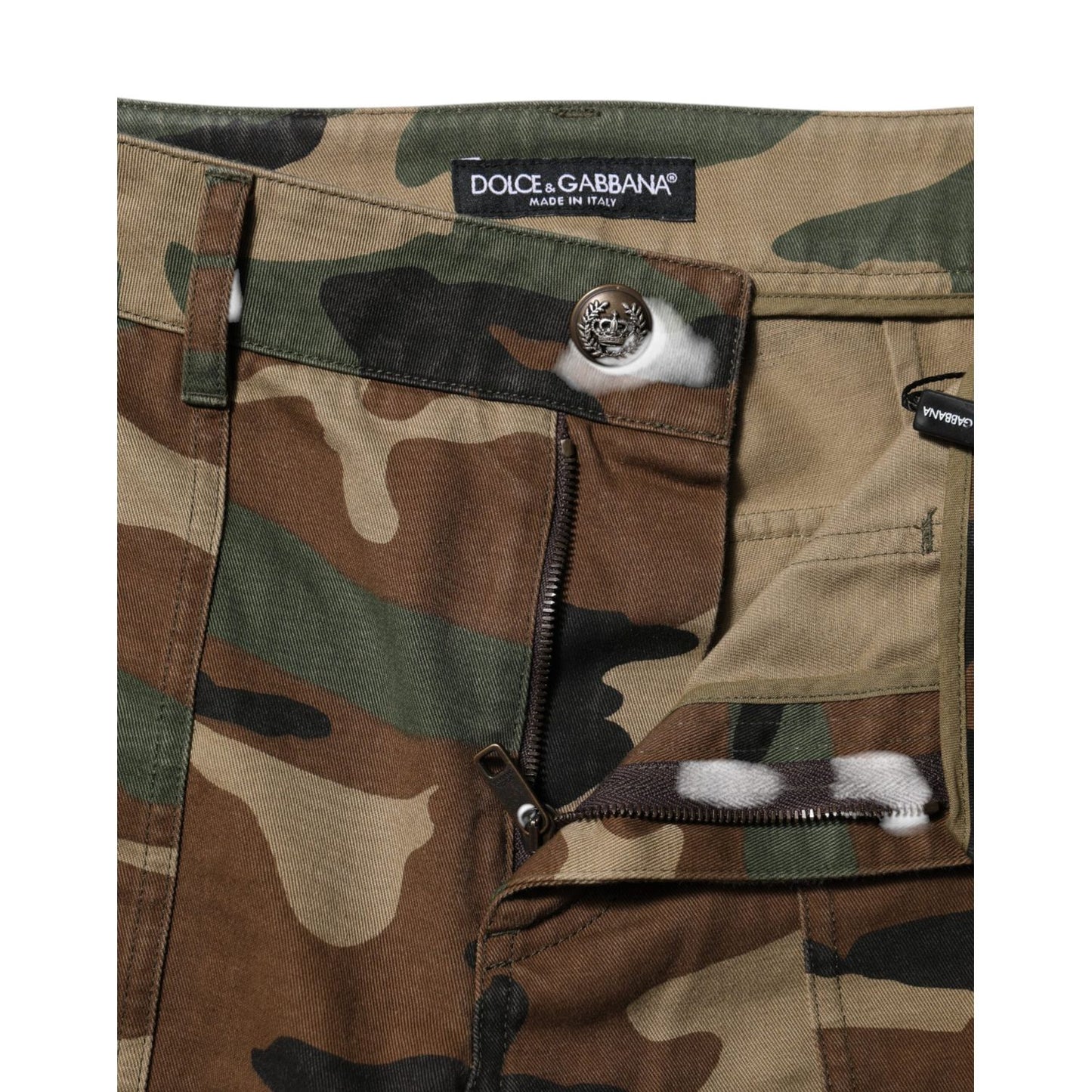 Dolce & Gabbana Multicolor Camouflage Cargo Pants Dolce & Gabbana