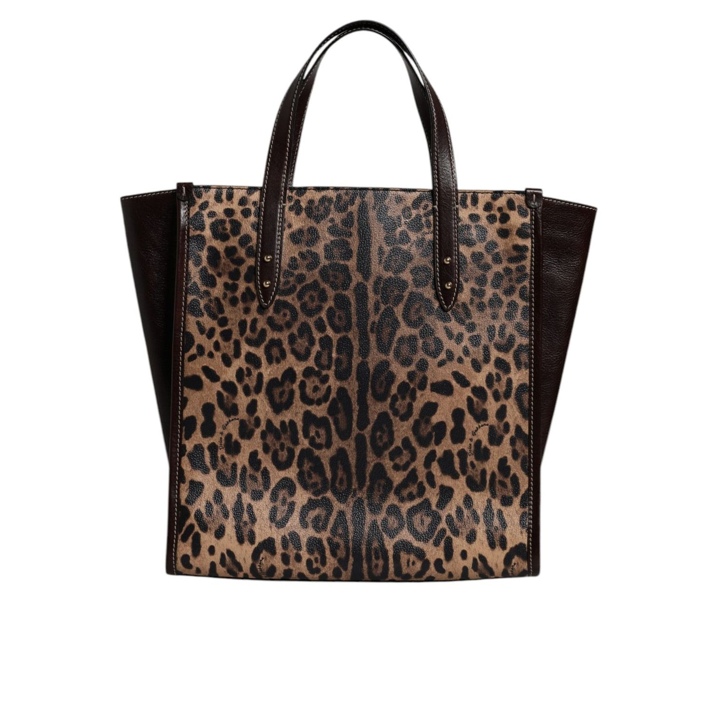Dolce & Gabbana Multicolor Leopard Shopping Tote Shoulder WomenBorse Bag Dolce & Gabbana