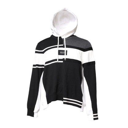 Dolce & Gabbana Multicolor Logo Pullover Hooded Sweater Dolce & Gabbana