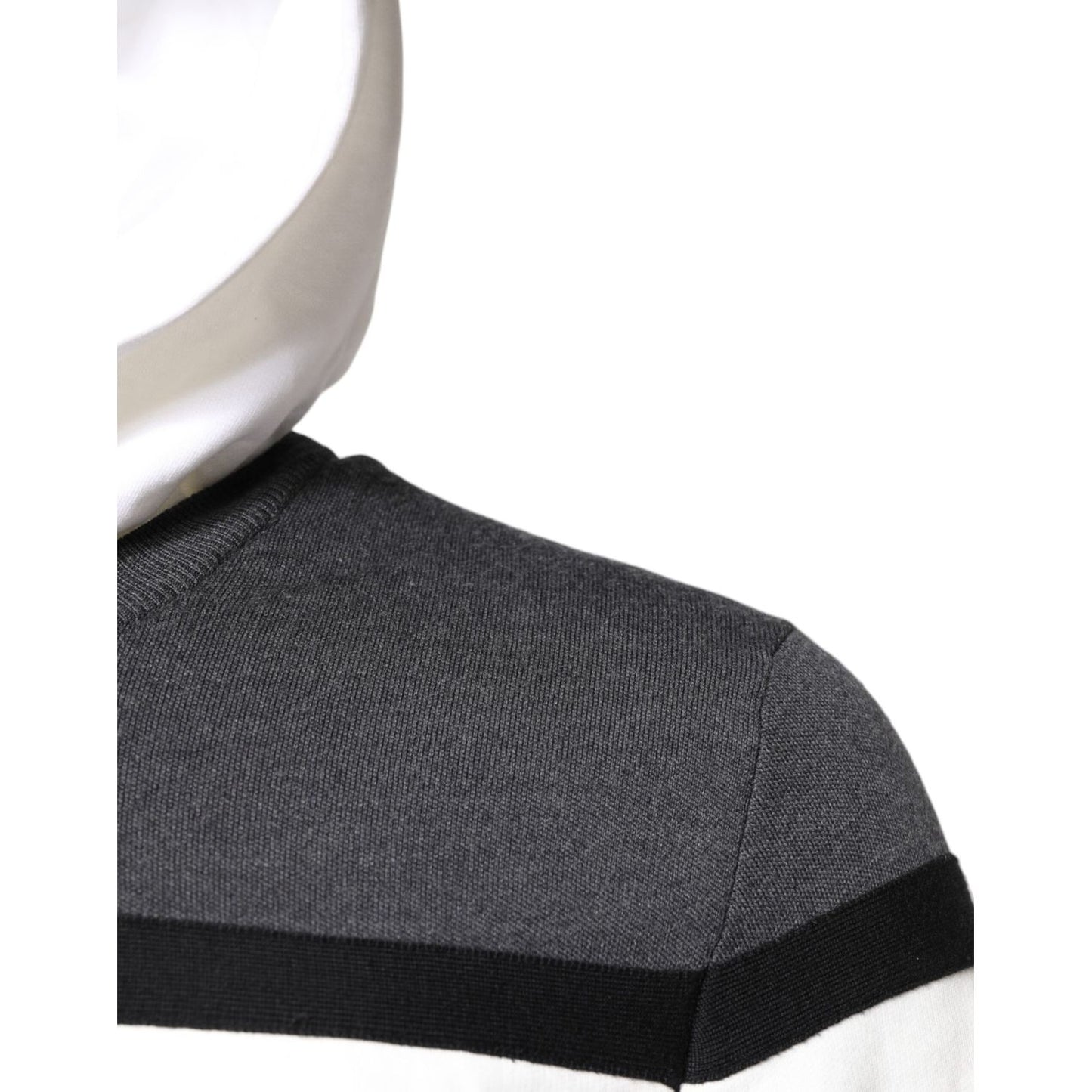 Dolce & Gabbana Multicolor Logo Pullover Hooded Sweater Dolce & Gabbana