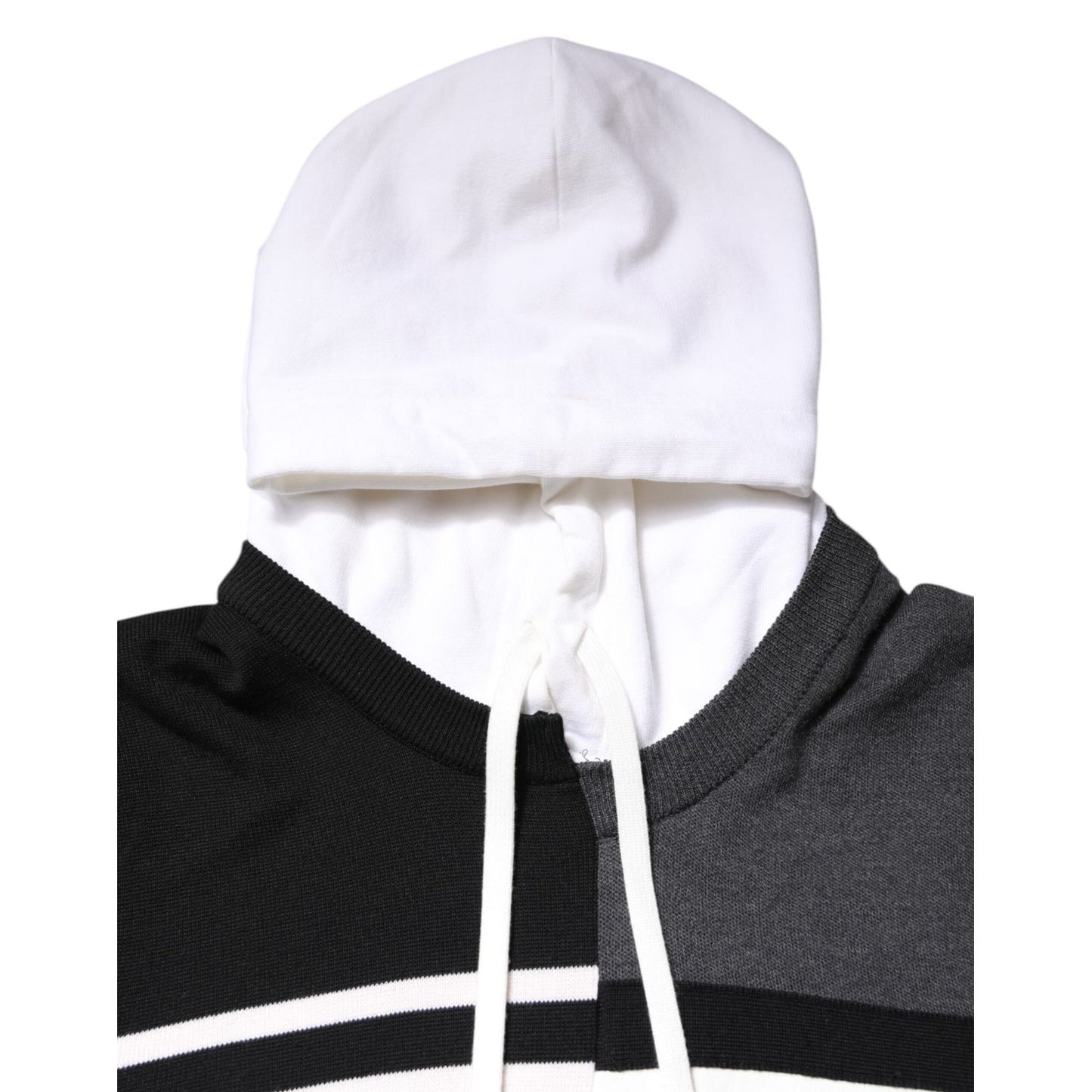 Dolce & Gabbana Multicolor Logo Pullover Hooded Sweater Dolce & Gabbana