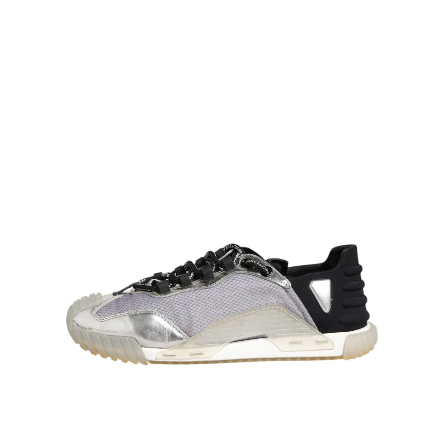 Dolce & Gabbana Multicolor Silver Logo Low Top NS1 Sneakers Shoes