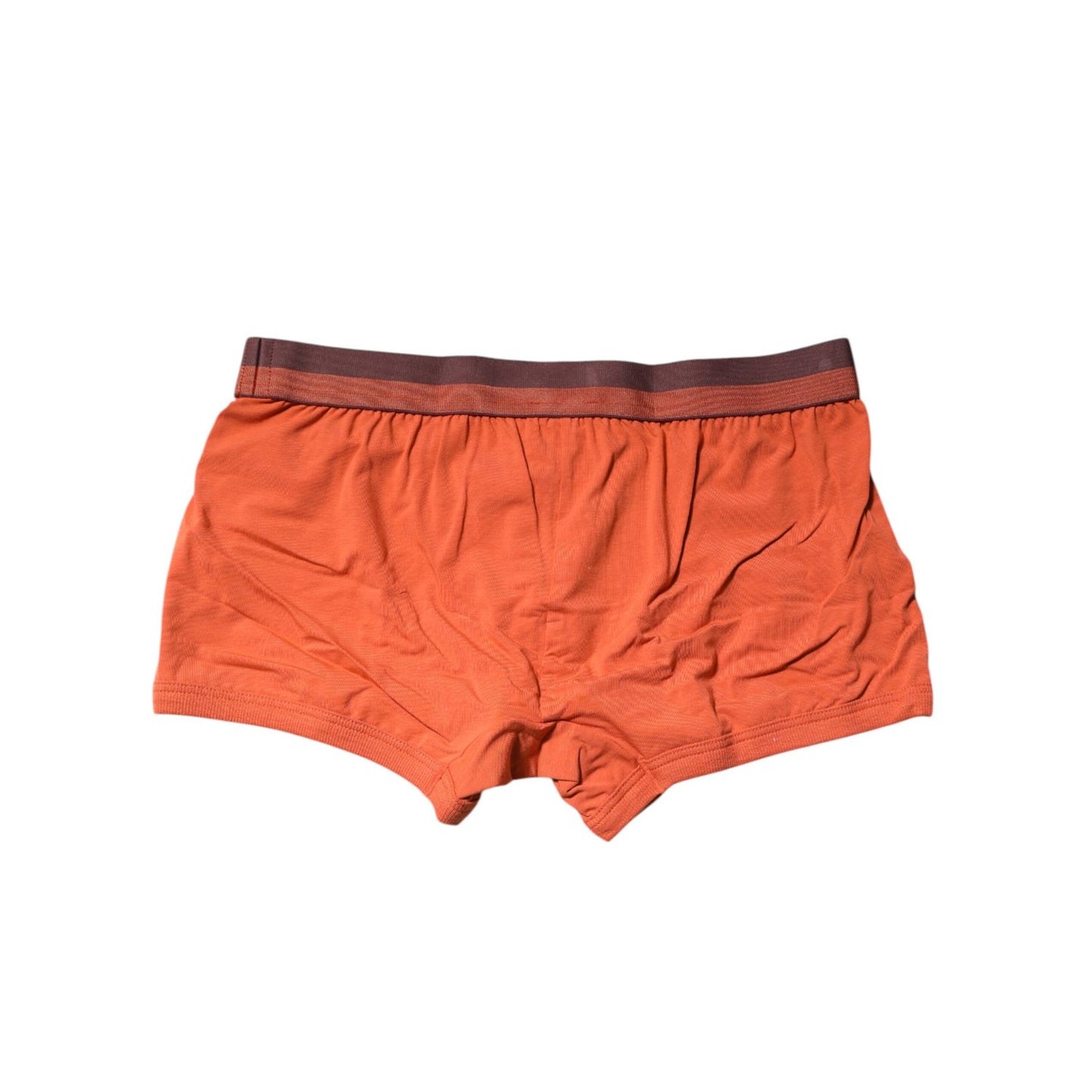 Dolce & Gabbana Orange Cotton Regular Boxer Brief Underwear Dolce & Gabbana