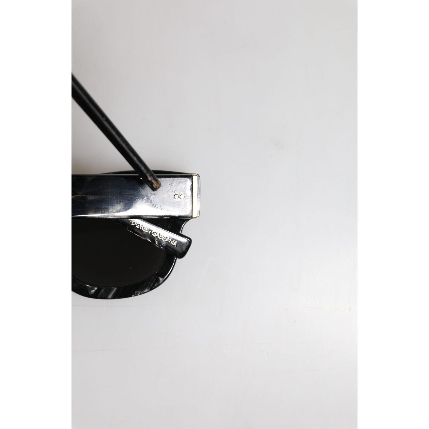 Dolce & Gabbana Pearl White Acetate Frame DG4379 Domenico Shade Sunglasses