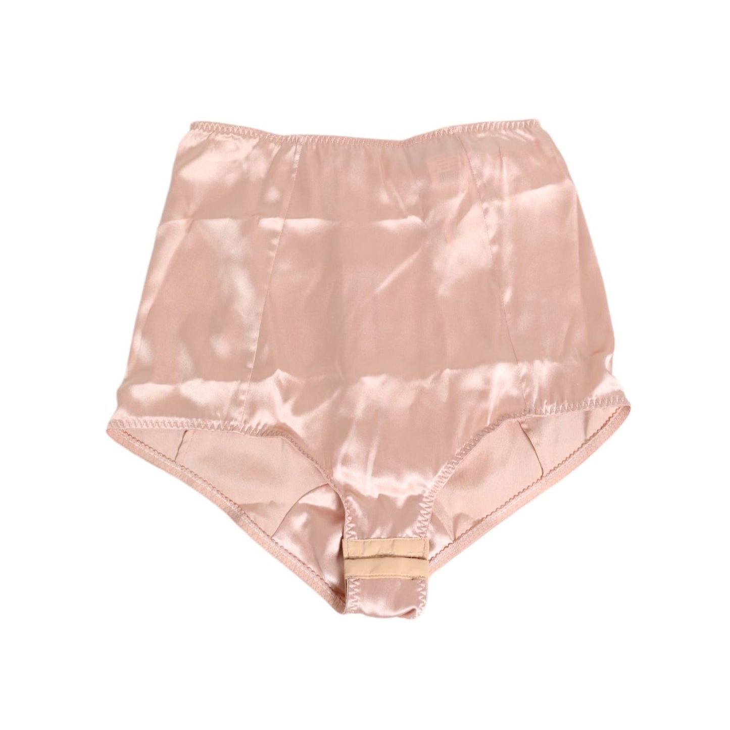 Dolce & Gabbana Pink Acetate High Waist Shorts Panty Underwear Dolce & Gabbana