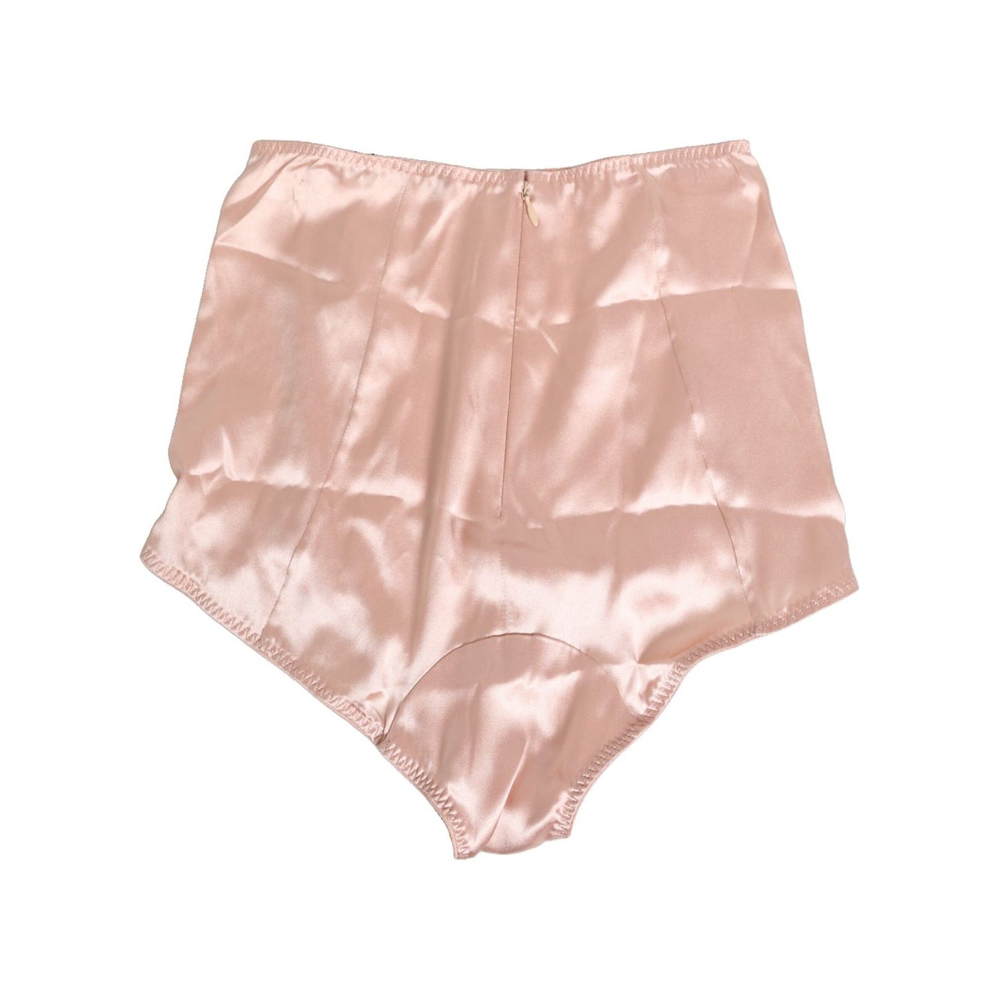 Dolce & Gabbana Pink Acetate High Waist Shorts Panty Underwear Dolce & Gabbana