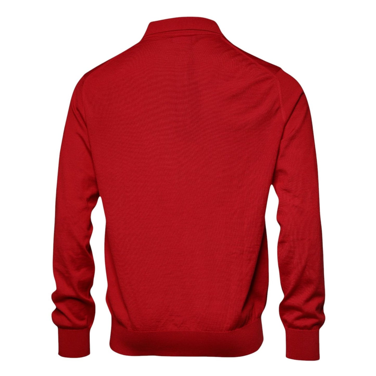 Dolce & Gabbana Red Cashmere Collared Pullover Sweater 1728,67345645728,Cashmere - Sweaters - Clothing,Clothing,Dolce & Gabbana,IT54 | XL,Material: 100% cashmere,Men,Men - Clothing,Preowned / Defect,Red,Sweaters - Clothing,Sweaters - Men - Clothing
