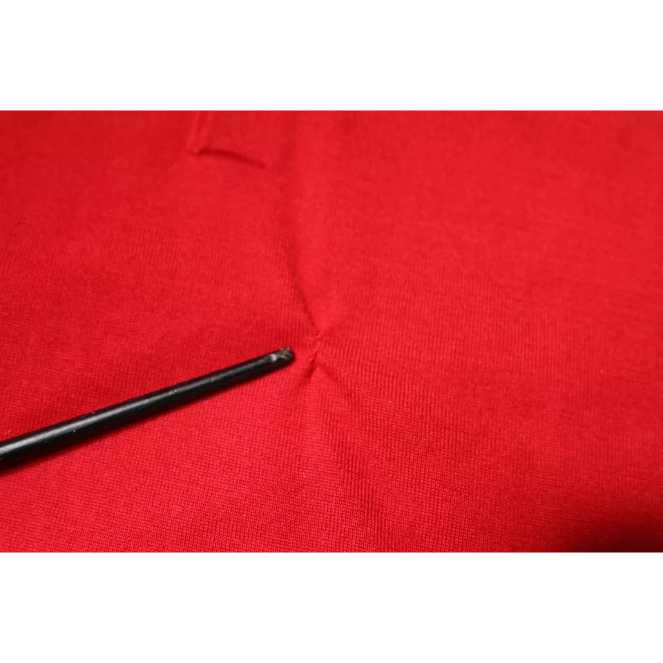 Dolce & Gabbana Red Cashmere Collared Pullover Sweater 1728,67345645728,Cashmere - Sweaters - Clothing,Clothing,Dolce & Gabbana,IT54 | XL,Material: 100% cashmere,Men,Men - Clothing,Preowned / Defect,Red,Sweaters - Clothing,Sweaters - Men - Clothing