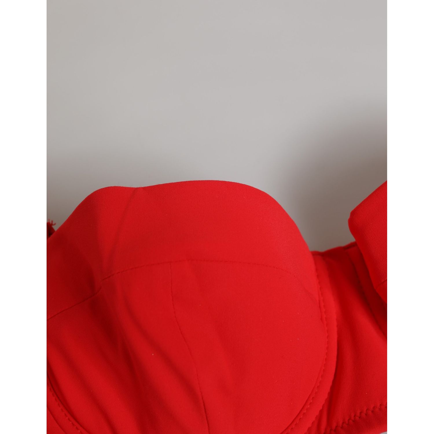 Dolce & Gabbana Red Nylon Swimsuit 2 Piece Top Bottom Swimwear