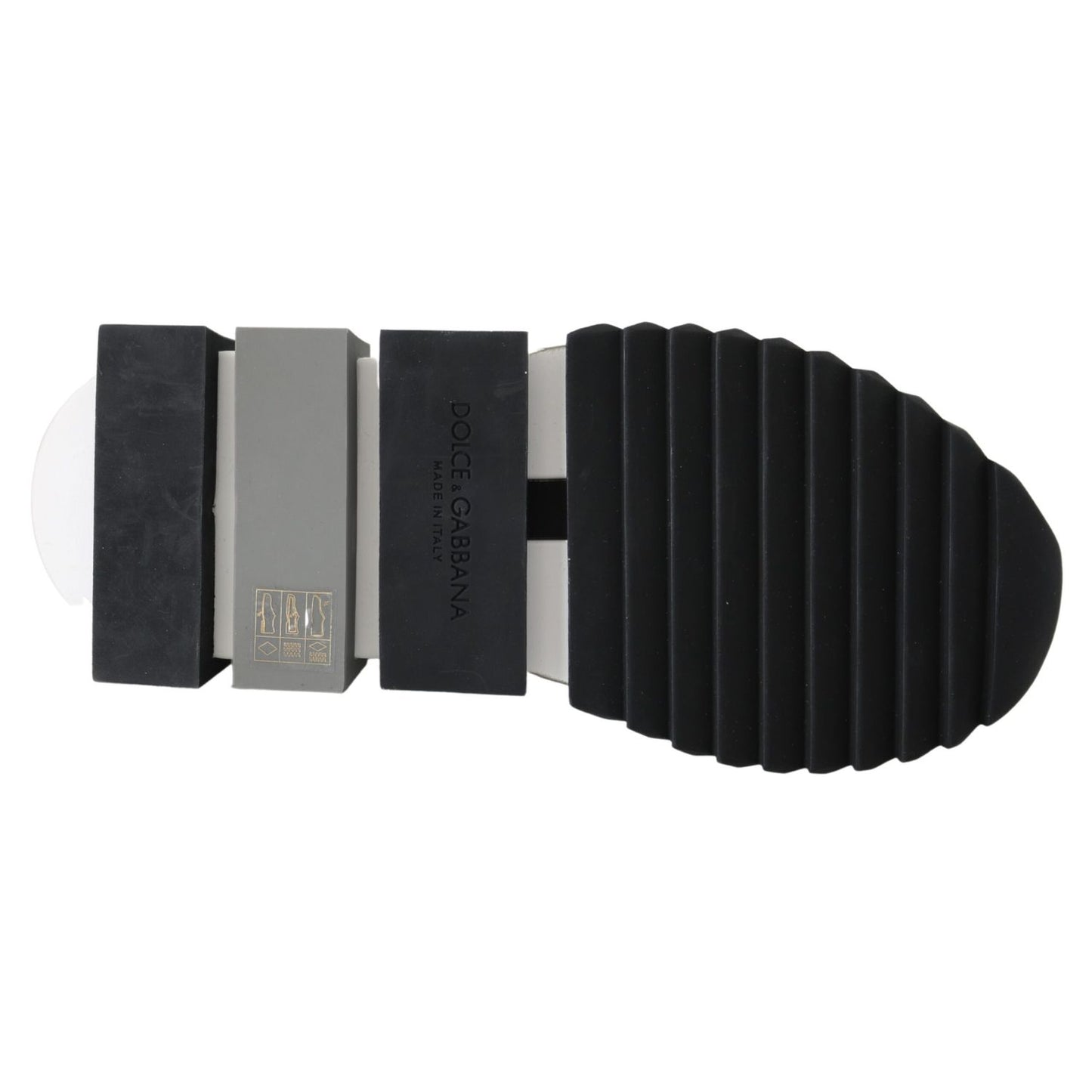 Dolce & Gabbana White Black Slip On Sorrento Sneakers Dolce & Gabbana