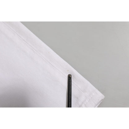 Dolce & Gabbana White Cotton Tattered BOYFRIEND Denim Jeans Dolce & Gabbana